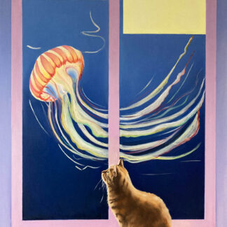Kot z meduzą
